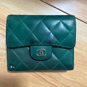CHANEL Flap Compact Wallet Authentic